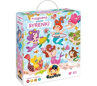 Puzzle Magiczne puzzle - Syrenki 60 elementów