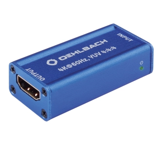 Adapter audio Oehlbach 6046 Wzmacniacz sygnału HDMI 4K/60Hz 4:4:4