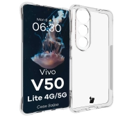 Bizon Salpa do Vivo V50 Lite 4G / Vivo V50 Lite 5G Przezroczysty