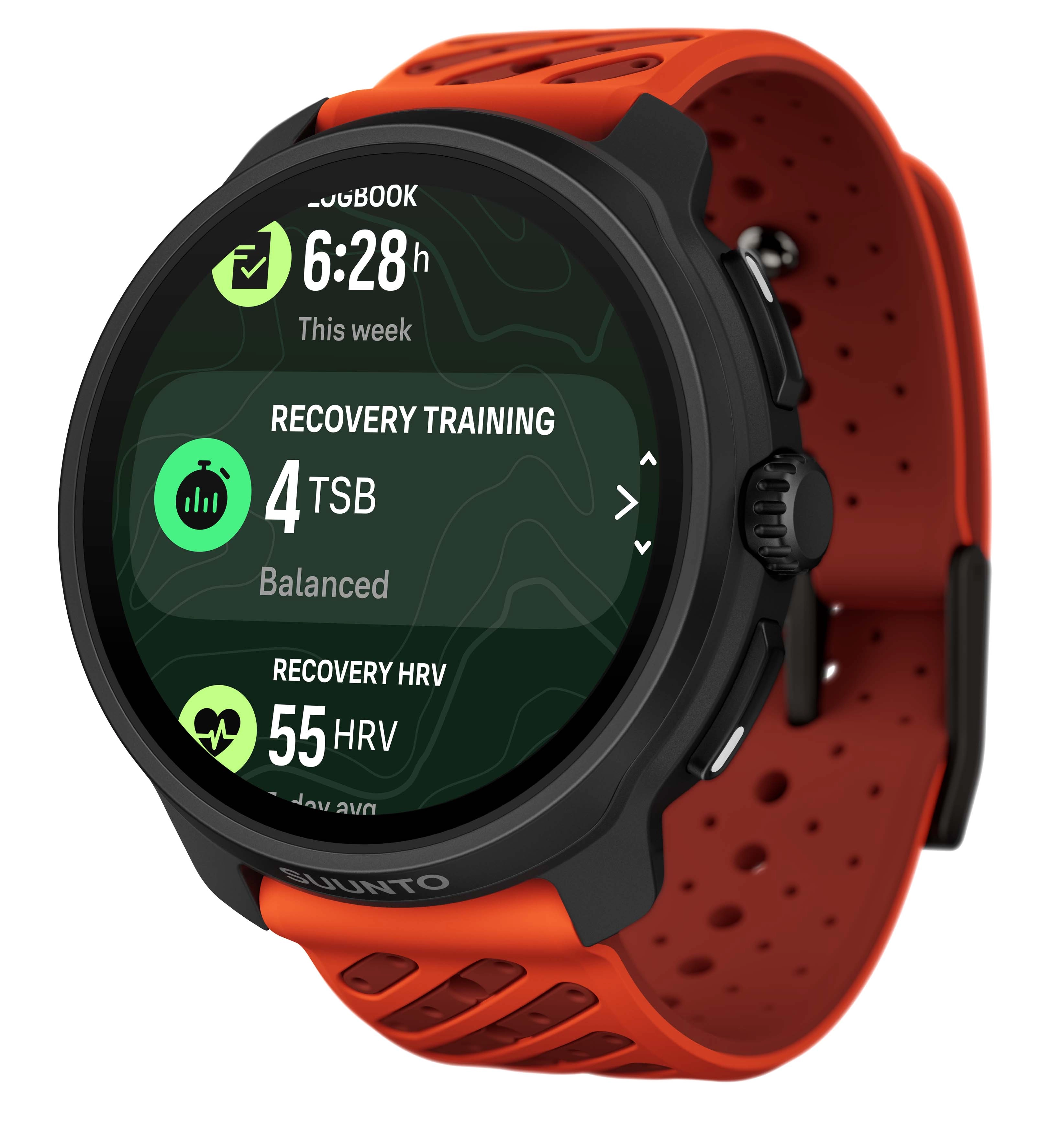 Zegarek sportowy Suunto Race 2 Coral Orange 49mm GPS Pomarańczowy