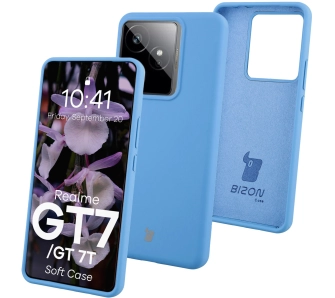 Etui Bizon Soft do Realme GT 7 / Realme GT 7T Niebieski