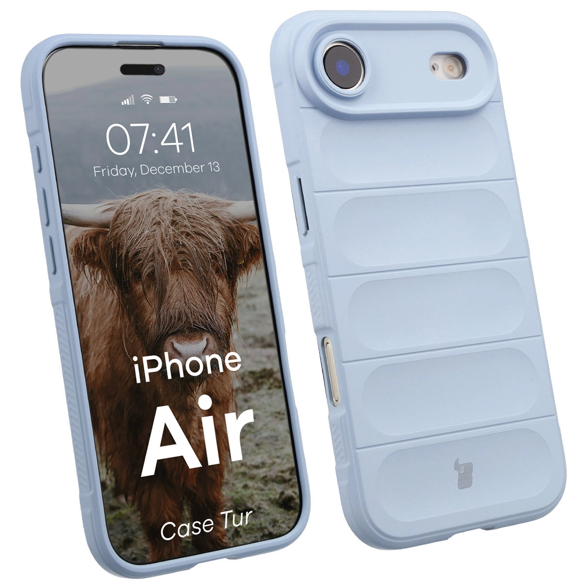 Etui Bizon Tur do Apple iPhone Air Jasnoniebieski