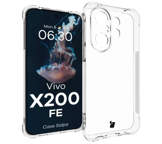 Etui Bizon Salpa do Vivo X200 FE Przezroczysty