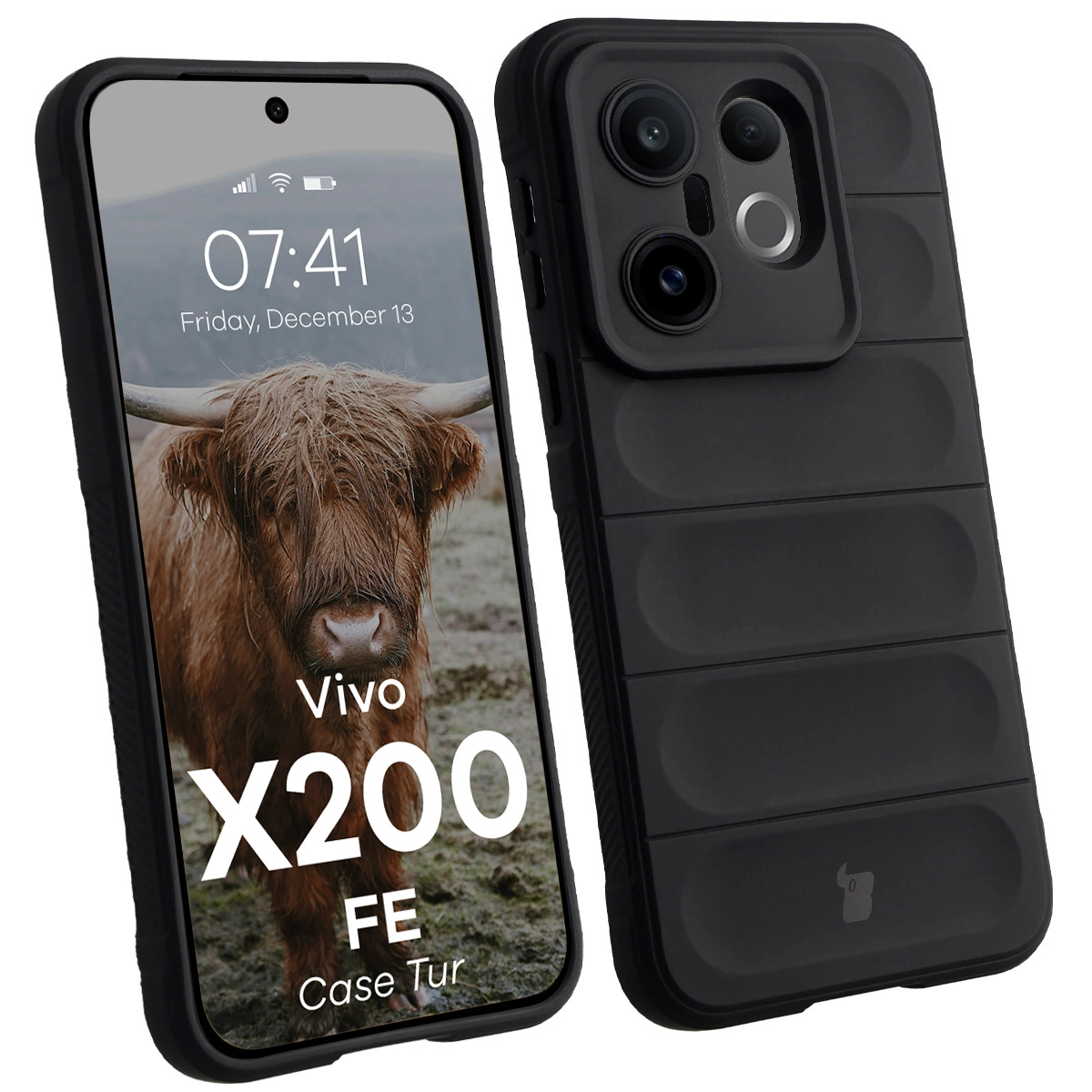 Etui Bizon Tur do vivo X200 FE Czarny