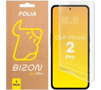 Folia ochronna Bizon 2 x matowa Film Sun do Nothing CMF Phone 2 Pro
