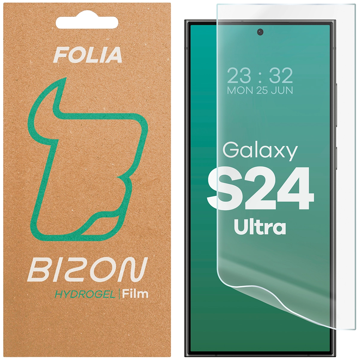 Folia hydrożelowa Bizon na ekran Hydrogel Front do Samsung Galaxy S24 Ultra 1 sztuka