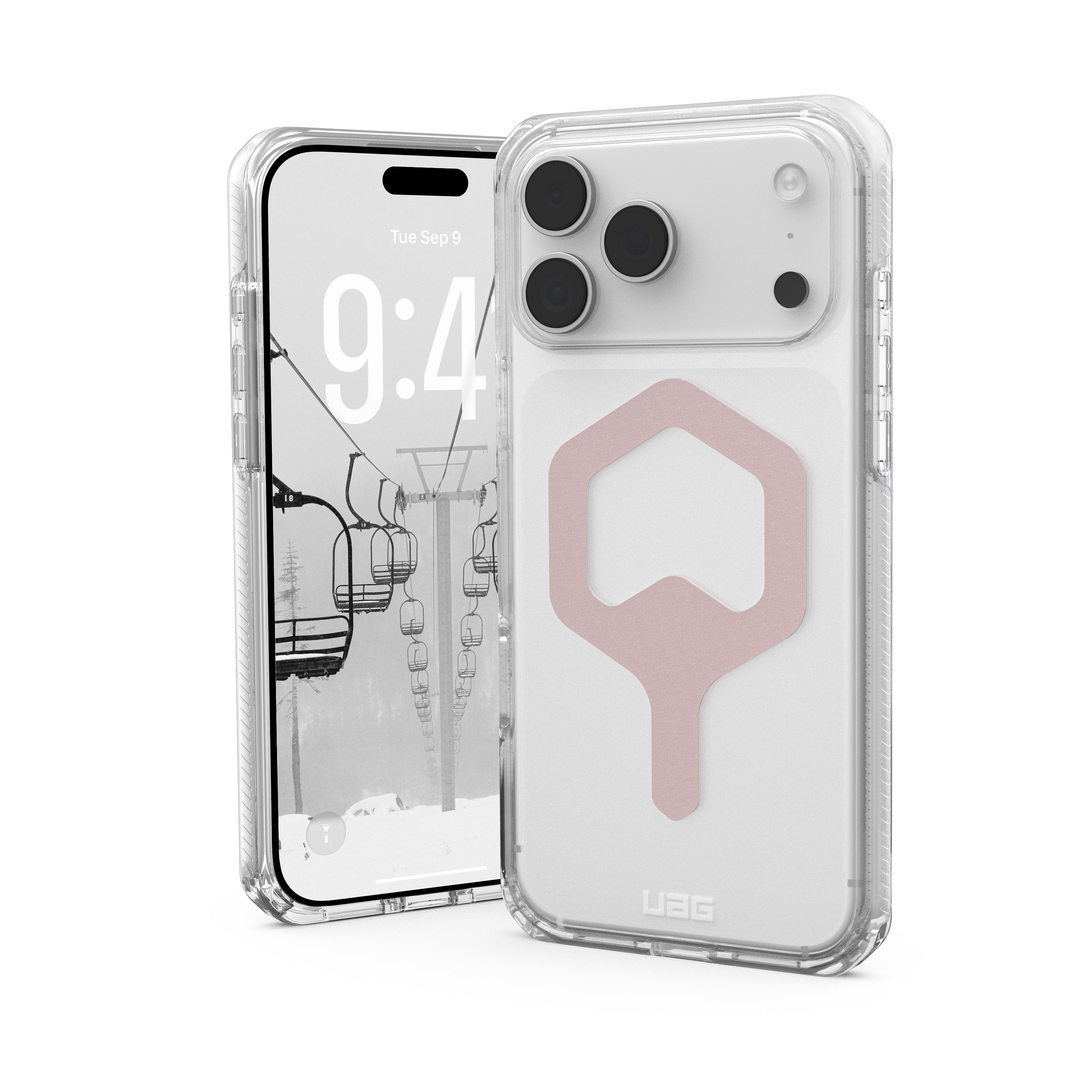 Etui UAG Plyo z MagSafe do iPhone 17 Pro Max Ice Rose Gold