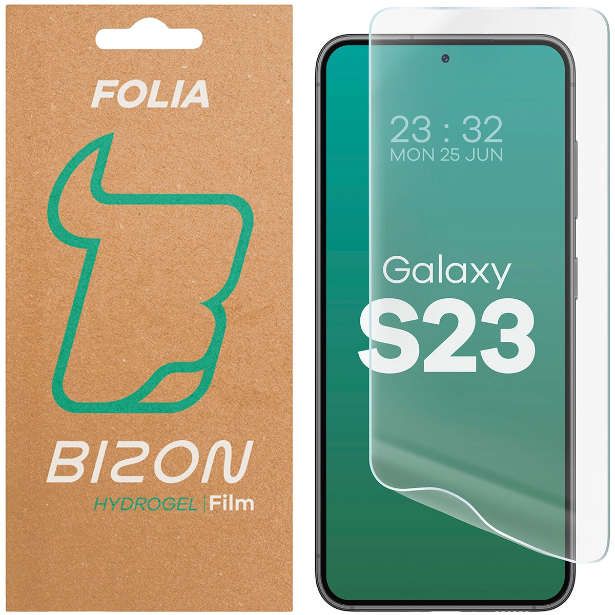 Folia hydrożelowa Bizon na ekran Hydrogel Front do Samsung Galaxy S23 1 sztuka