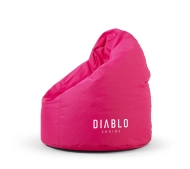Diablo Chairs Worek Tkanina Różowy