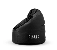 Diablo Chairs Worek Tkanina Czarny