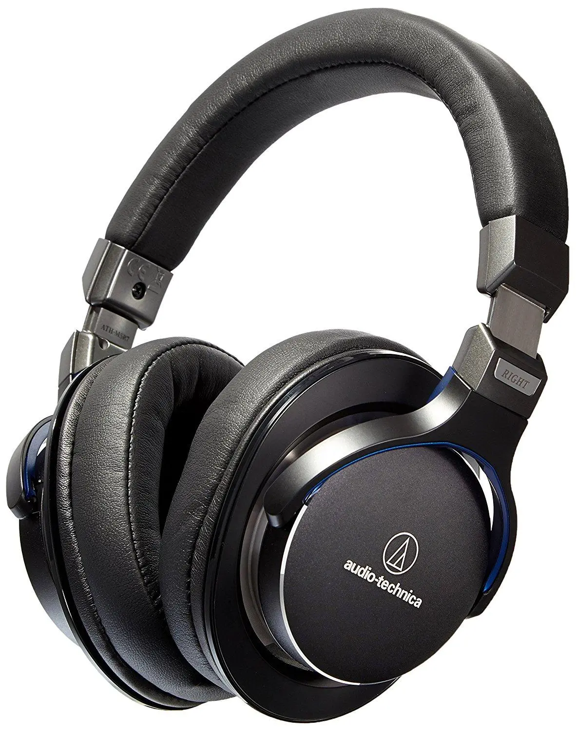 Słuchawki przewodowe Audio-Technica ATH-MSR7BK Nauszne Mikrofon Czarny