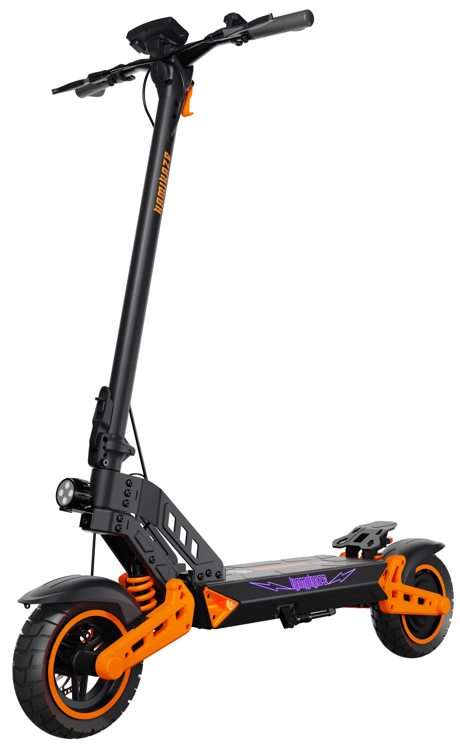 Hulajnoga elektryczna Kamikaze K1 Lite 800W 60km 10" Czarno-pomarańczowy