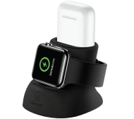 USAMS US-ZJ051 2w1 do ładowania Apple Watch i AirPods Czarny