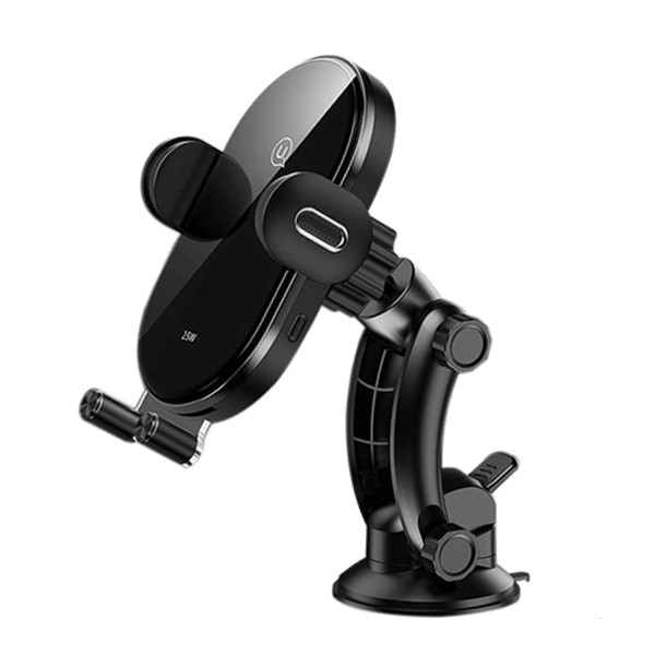 Uchwyt na telefon USAMS US-CD131 15W Automatic do szyby/na deskę rozdzielczą Czarny