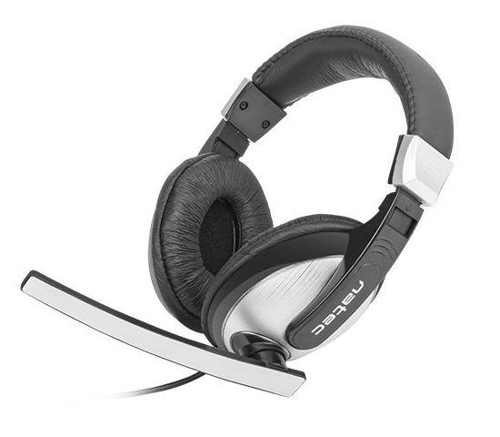 Słuchawki przewodowe z mikrofonem Natec Crane