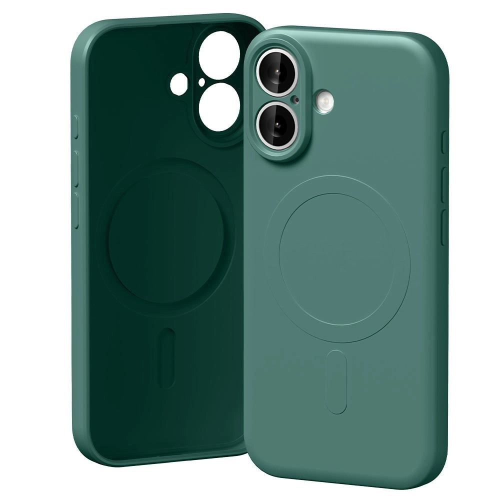 Etui Mercury Semi-Silicone MagSafe do iPhone 17 zielony