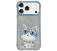 Nimmy Big Eyed Pet 2.0 Cat do iPhone 17 Pro Szary