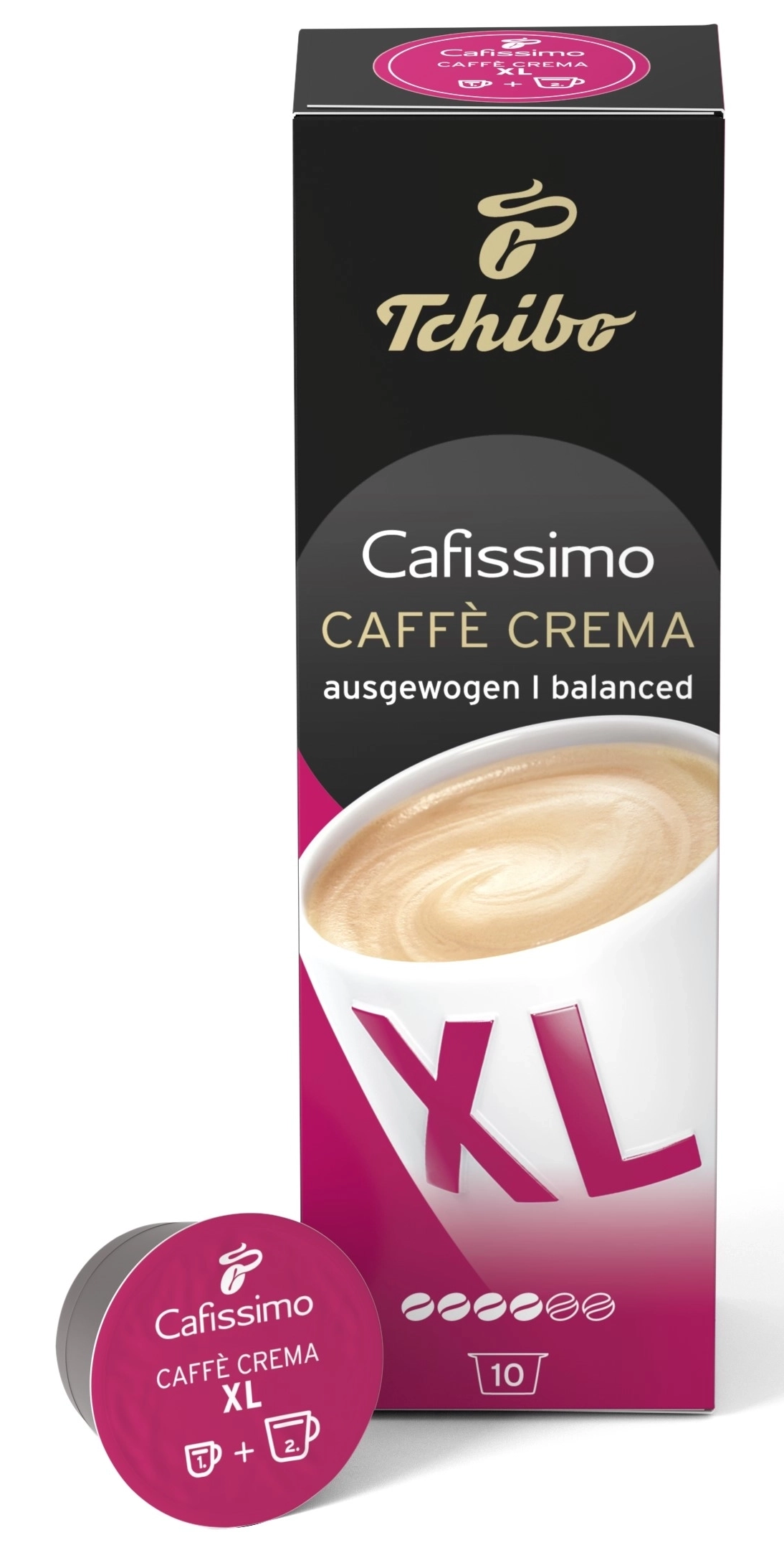 Kapsułki Tchibo Cafissimo Caffe Crema Balanced 10szt.