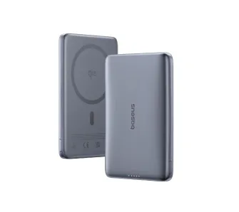 Powerbank Baseus PicoGo AM41 Ultra-Slim Qi2 Magnetic 10000mAh 27W Szary