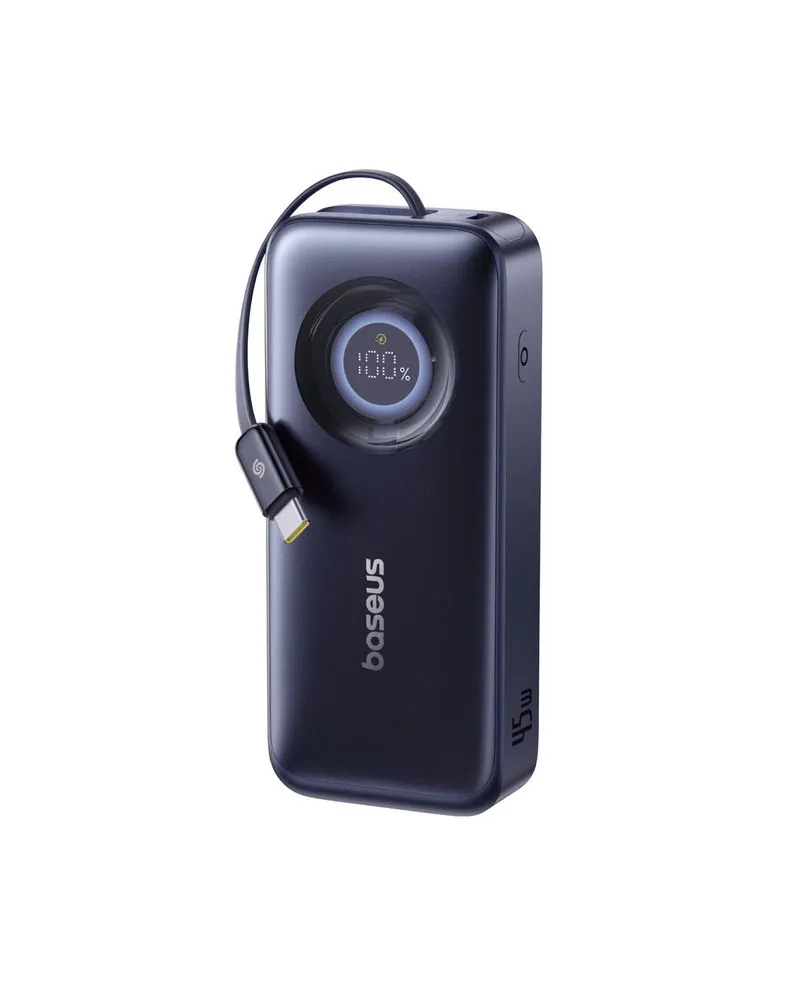 Powerbank Baseus EnerCore CR11 20000mAh 67W Wbudowany kabel USB-C Czarny