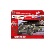 Airfix A55117A Gift Set Samochód Willys MB Jeep Skala 1:72