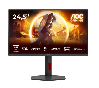 Monitor AOC Q25G4SR 24,5" 2K Fast IPS 300Hz 0.3ms MPRT Gamingowy