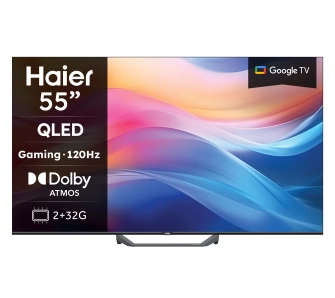 Telewizor Haier H55S80FUX 55" QLED 4K 120Hz DLG GoogleTV Dolby Vision Dolby Atmos HDMI 2.1 DVB-T2