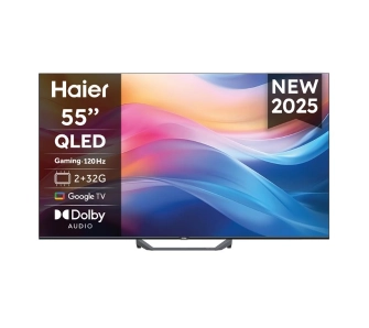Telewizor Haier H55S80FUX 55" QLED 4K 120Hz GoogleTV Dolby Vision Dolby Atmos HDMI 2.1 DVB-T2