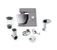 Kenwood Chef KVL4220S Z szatkownicą z 5 bębnami Maszynką z 3 sitami Blenderem kielichowym