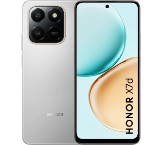 Smartfon Honor X7d 6/128GB 6,77" 120Hz 108Mpix Srebrny