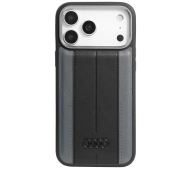 AUDI Synthetic Leather MagSafe do iPhone 17 Pro Max Czarny