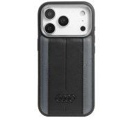 AUDI Synthetic Leather MagSafe do iPhone 17 Pro Czarny