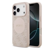Guess 4G Circle Classic Logo MagSafe do iPhone 17 Pro Różowy