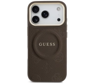 Guess Peony Hot Stamp MagSafe do iPhone 17 Pro brązowy