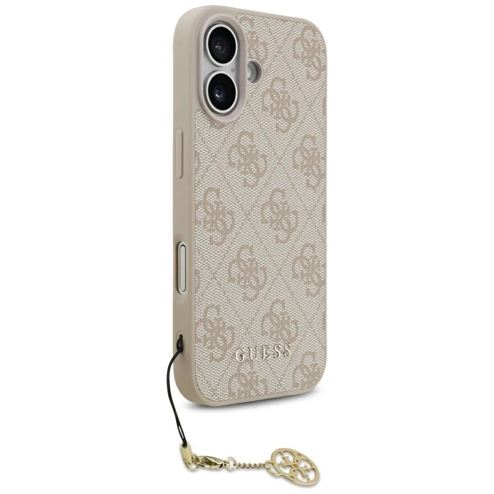 Etui Guess 4G Charms Collection MagSafe do iPhone 17 Różowy
