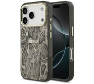 Guess Python Pattern MagSafe do iPhone 17 Pro brązowy