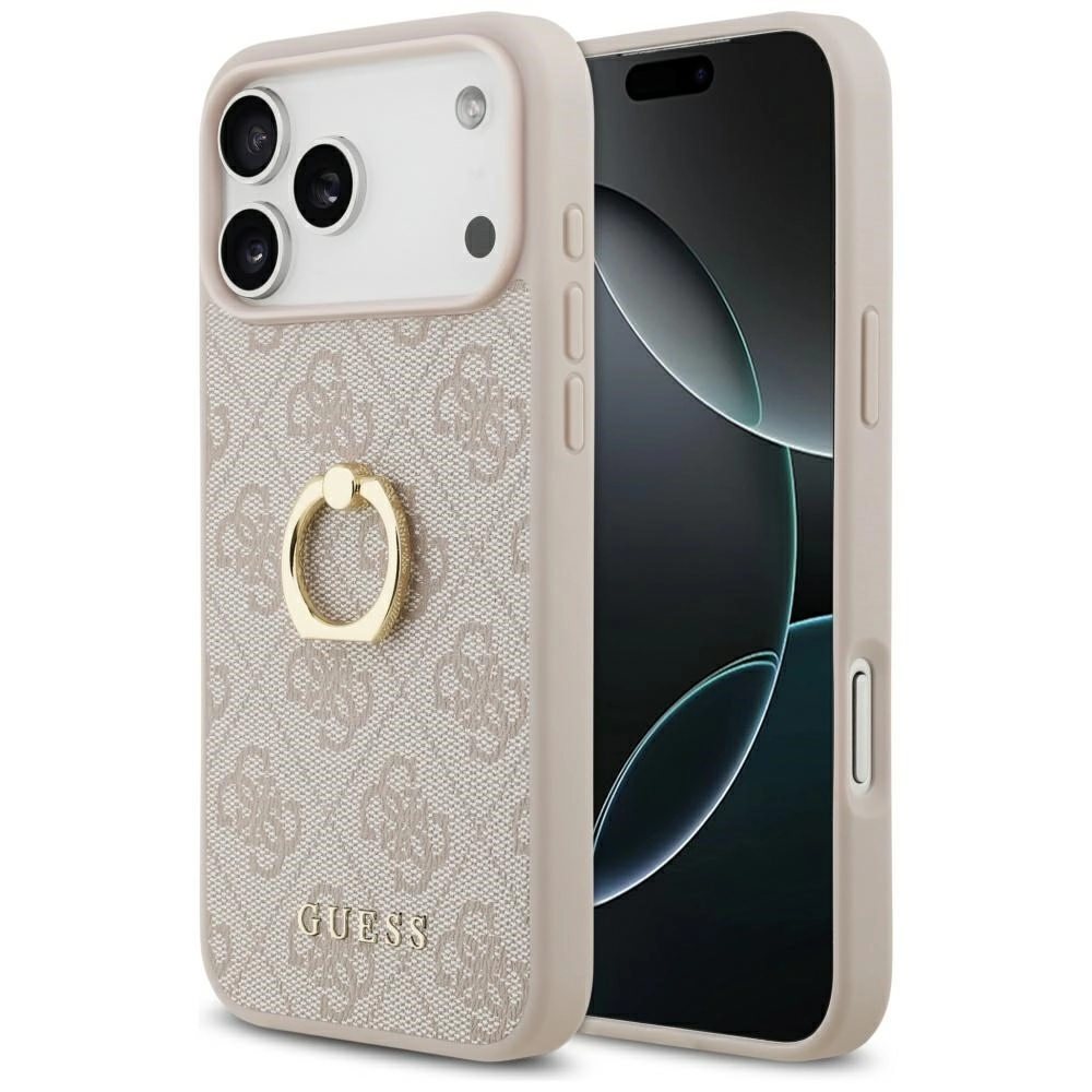 Etui Guess 4G Ring Stand do iPhone 17 Pro Max różowy