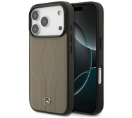 Mercedes-Benz Leather The Move MagSafe do iPhone 17 Pro taupe