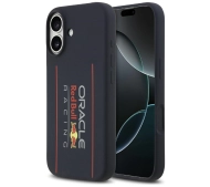 Red Bull Racing Silicone Oversize Vertical Logo MagSafe do iPhone 17 Granatowy