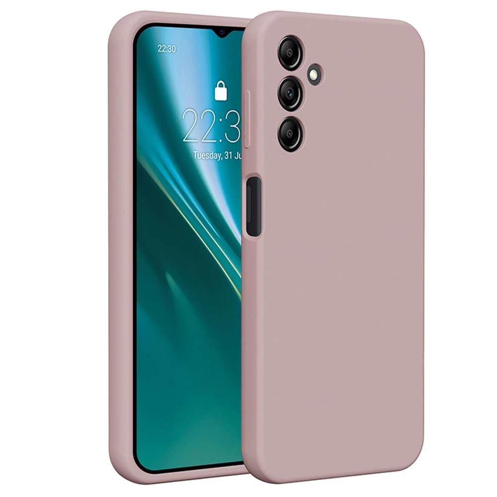 Etui Etteri Silicone Case do Galaxy A14 Różowy