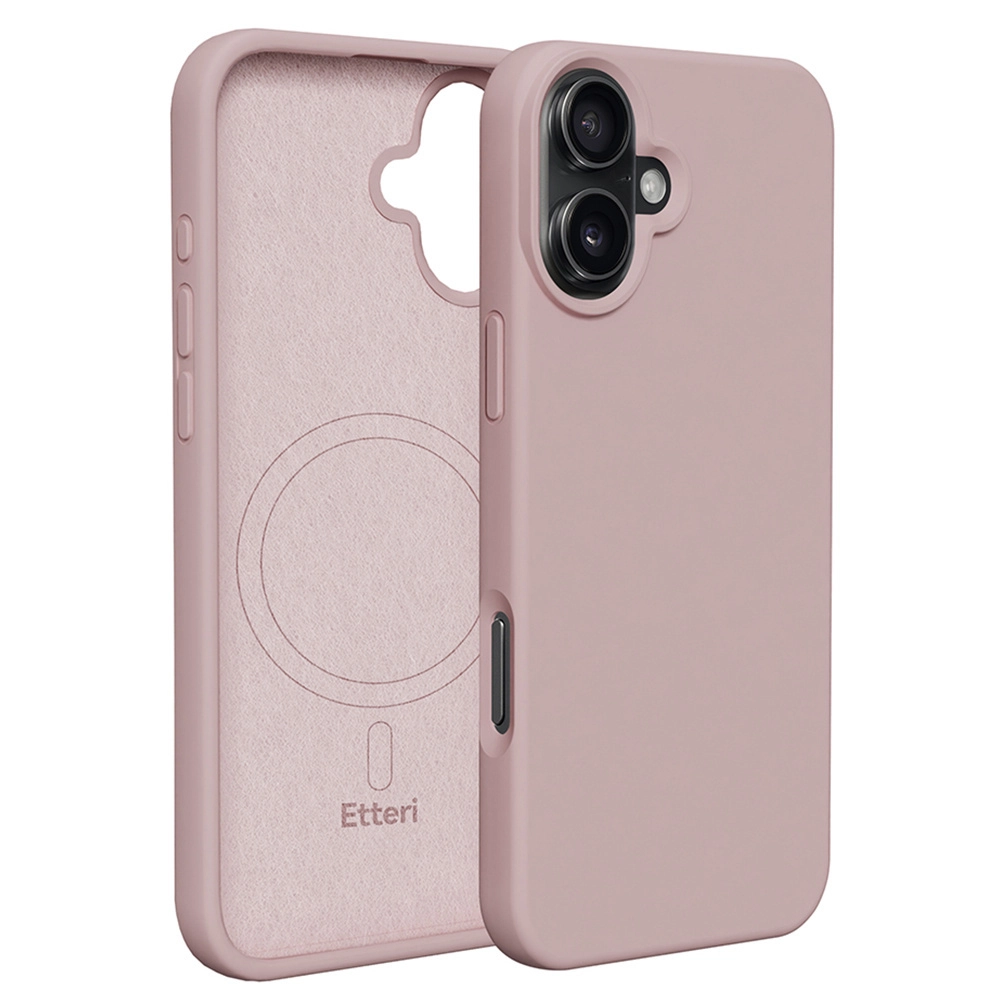Etui Etteri Silicone Case do iPhone 16 Plus Różowy
