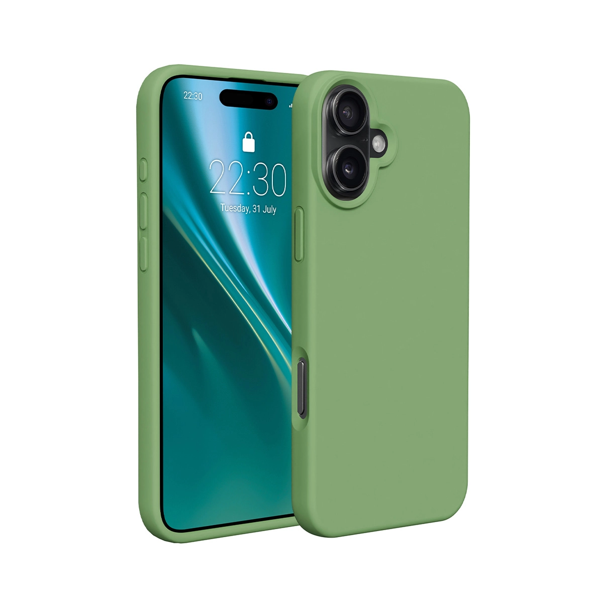 Etui Etteri Silicone Case do iPhone 16 Zielony