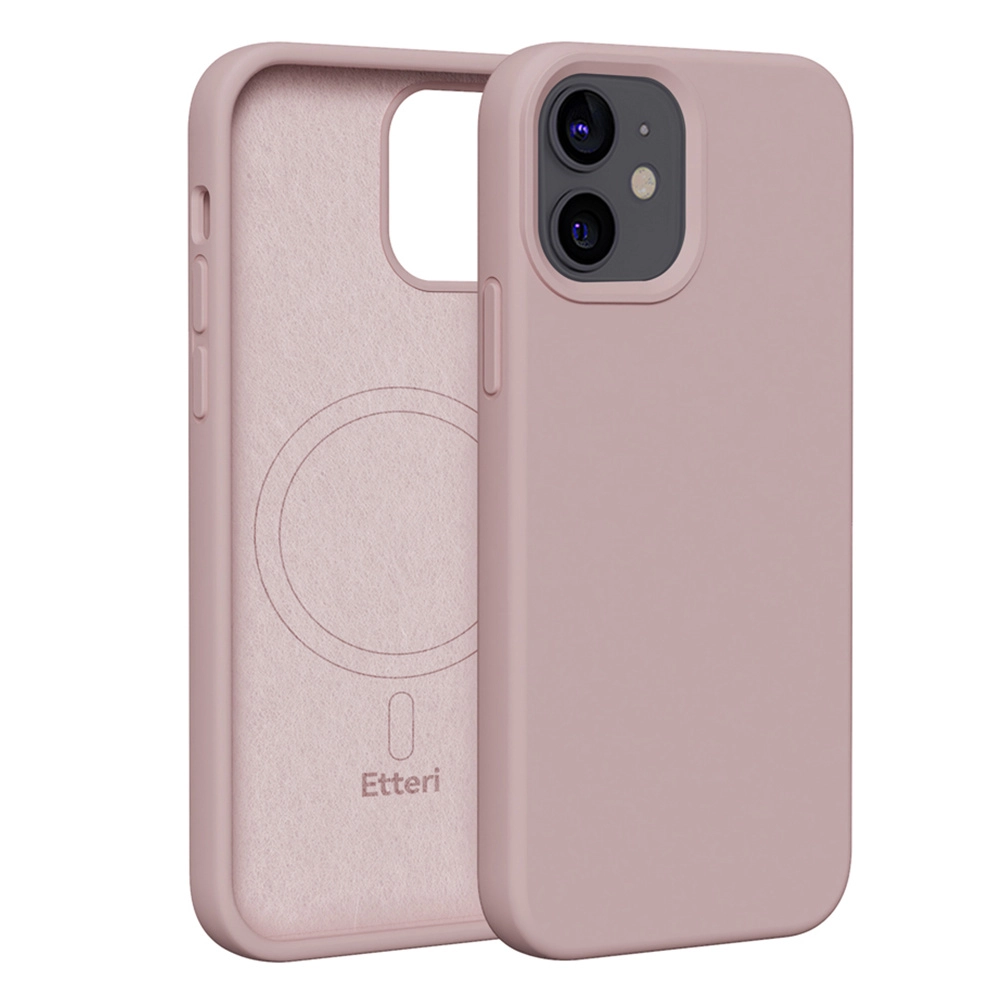 Etui Etteri Silicone Case do iPhone 12 Różowy