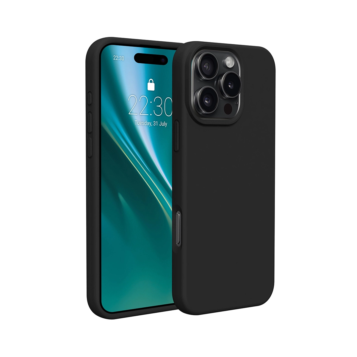 Etui Etteri Silicone Case do iPhone 16 Pro Max Czarny