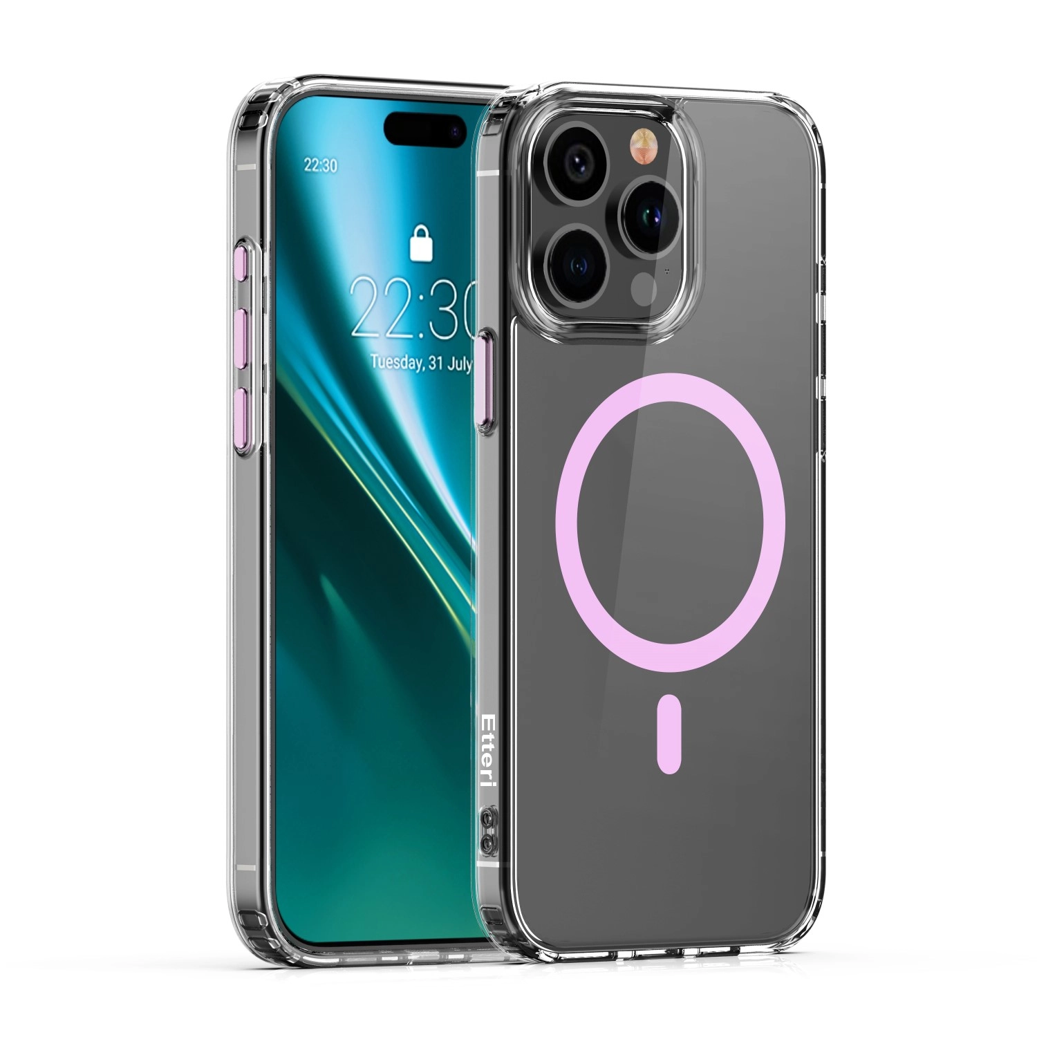 Etui Etteri Color Mag do iPhone 15 Pro Max Różowy