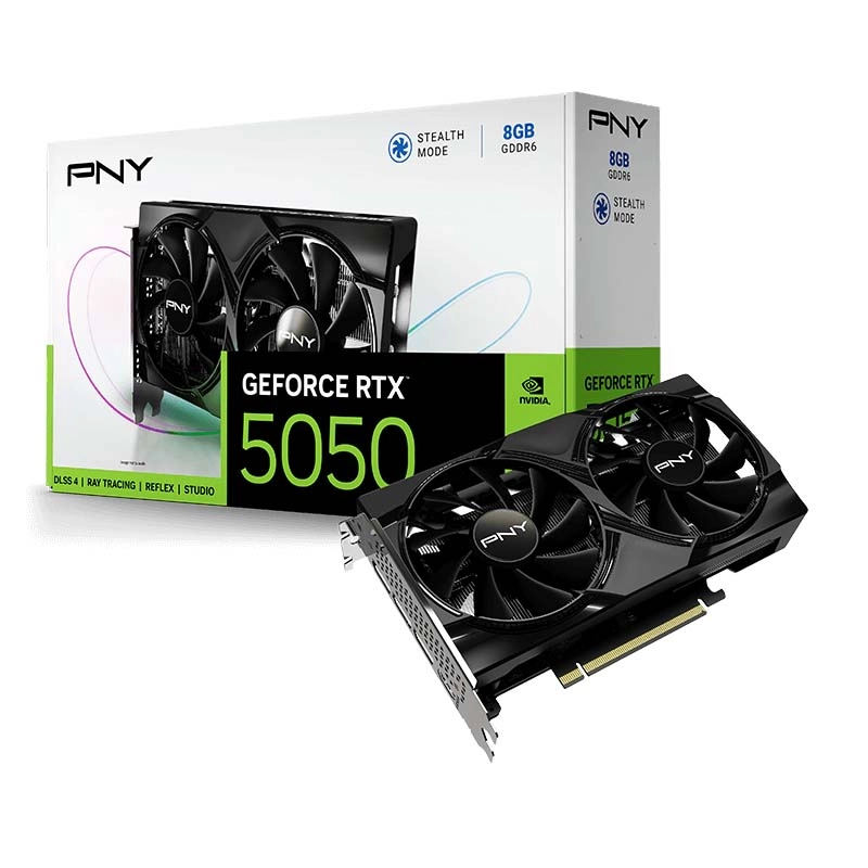 Karta graficzna PNY GeForce RTX 5050 Dual Fan 8GB GDDR6 128bit DLSS 4