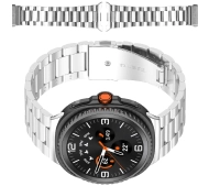 Bizon ze stali nierdzewnej Aura do Galaxy Watch 8 40/44mm Galaxy Watch 8 Classic 46mm Srebrny