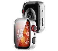 Bizon ze szkłem do Huawei Watch Fit 4 Pro satynowo srebrny