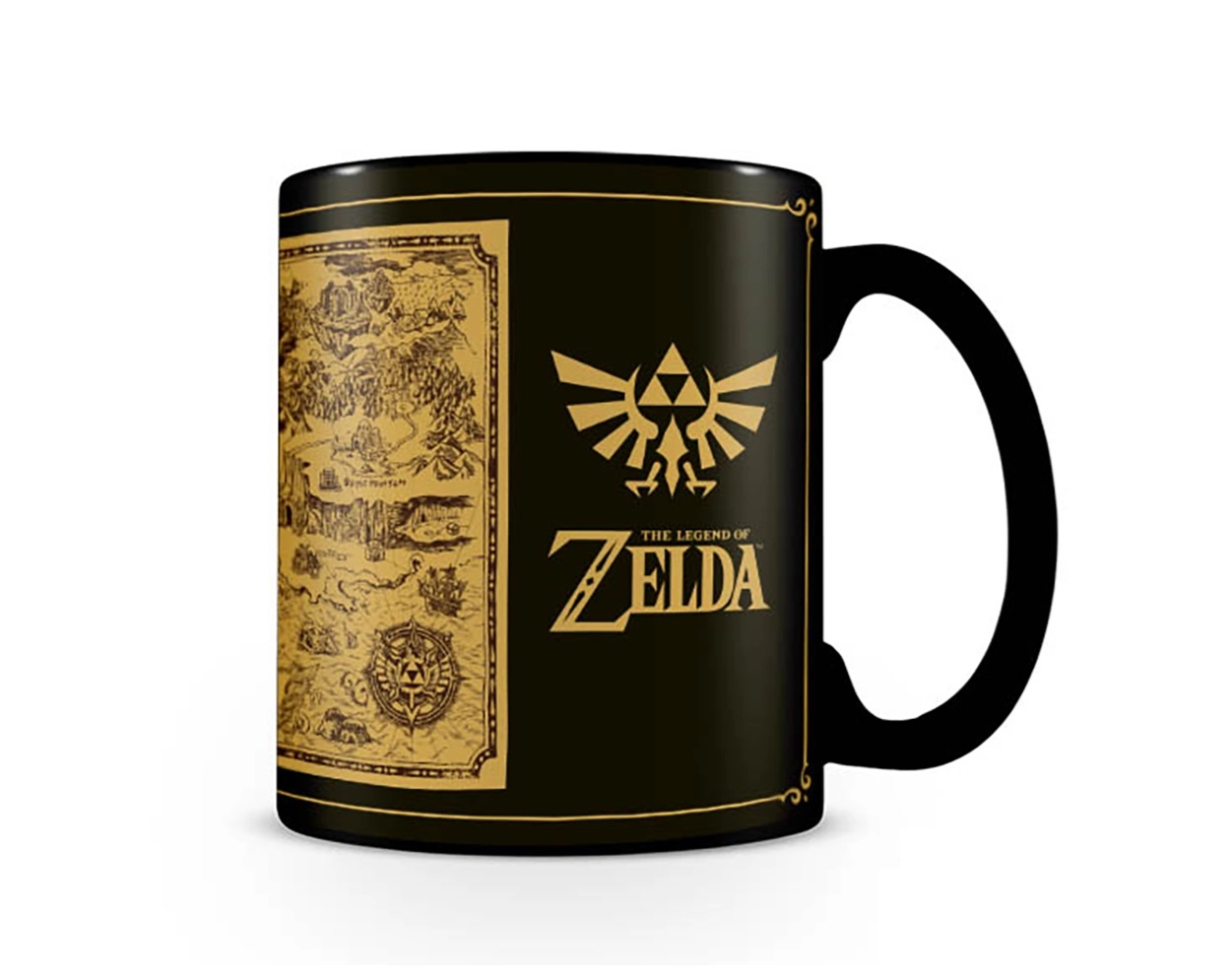 Kubek Pyramid Heat Change Mug Legend Of Zelda Heat Change Tazza Map Termoaktywny