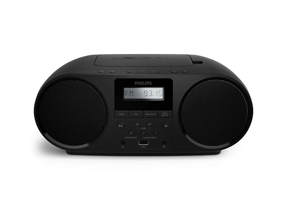 Radioodtwarzacz Philips TAZ5000/10 Bluetooth Czarny